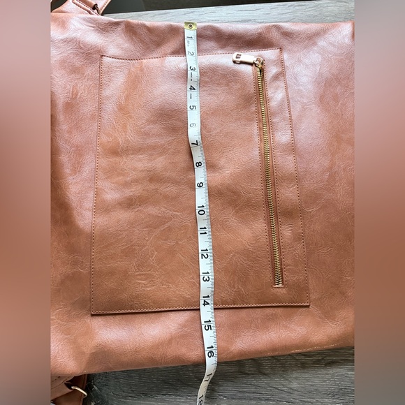 Elegant Tan Leather Backpack main image 8